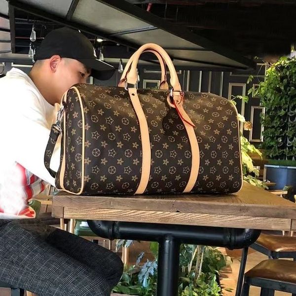 

55 50cm travelling bag duffel bags duffle bag designer men large luggage sport outdoor luggage travel bags shoulder bags totes bags handbags