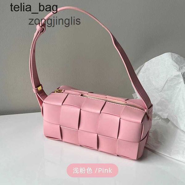 

bottegaas underarm cassettes bag designer bags 2023 high-grade network genuine leather knitted one-shoulder brick handbag venetaes wo 97gx