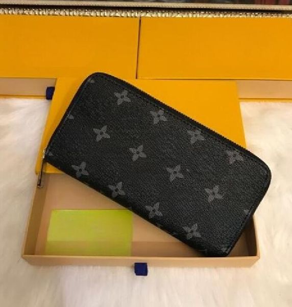 

designer woman wallet purse original box with date code card holder damier checked flower serial number ladies handbago45