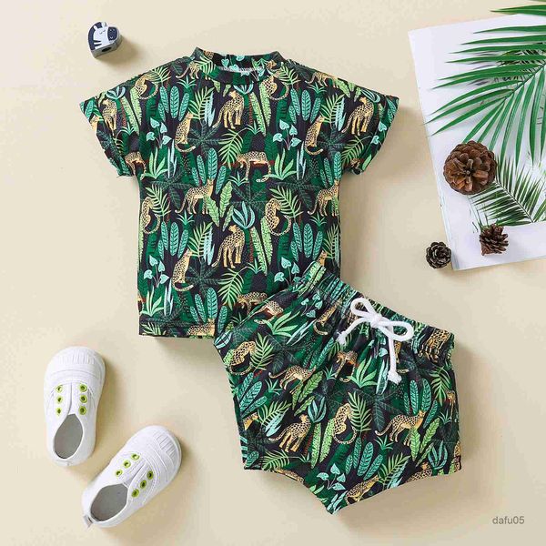

clothing sets 0-3years toddler baby boy 2pcs fashion summer clothing set turn-down collar shirt shorts r230814, White