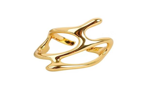 

925 sterling silver korean narrow vintage ring female simple handmade opening gold hollow finger jewelry couple8697681