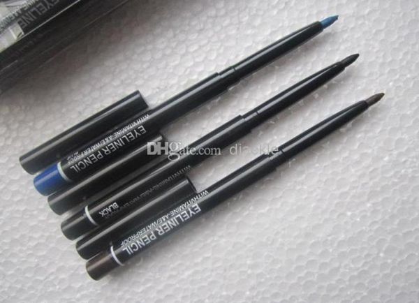 

makeup eyeliner pencil with vitamine aewaterproof 3colours black brown blue 60pcslots1071107