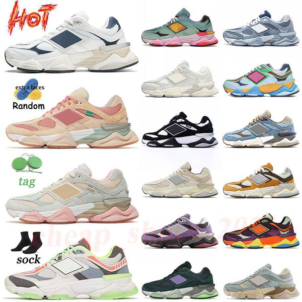 

og 9060 sports running shoe grey day quartz multi-color new balances shoes sneakers nb 9060s sea salt rain cloud black white men women train