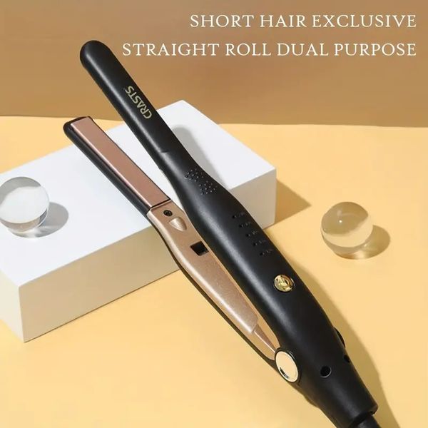 

dual-use hair curler & straightener: get salon-quality hair at home