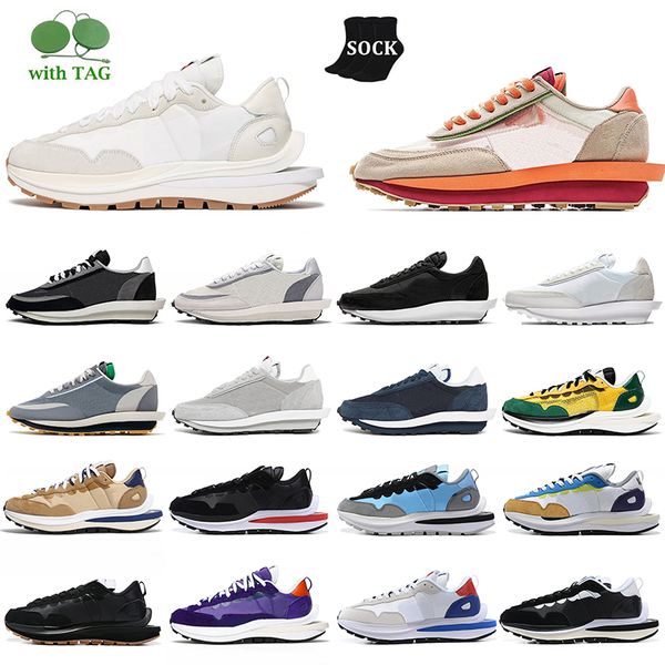 

running shoes sacais waffle vaporwaffle men womens trainers ldwaffle vaporwaffle waffles grey bright citron sesame blue void black gum sport