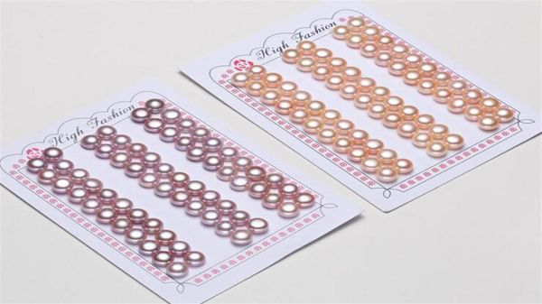 

60pairs lot 56mm freshwater pearl loose beads for diy craft jewelry earring gift mp2279j3087499, White