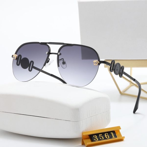 

luxury sunglasses for men designer shades polarized eyeglasses black vintage oversized sun glasses of women male sunglass with box, White;black