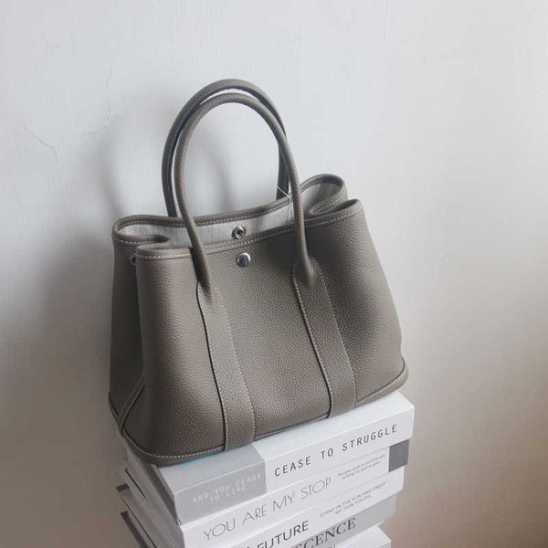 

classic tote bags garden party all season versatile casual and cowhide portable garden bag on the first floor large capacity full leather fe