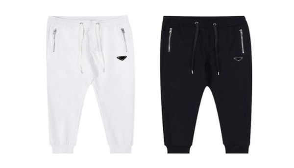 

fashion branded sport pants mens women sweatpants joggers with badge highly quality men track pant cargo pants long trousers8170559, Black