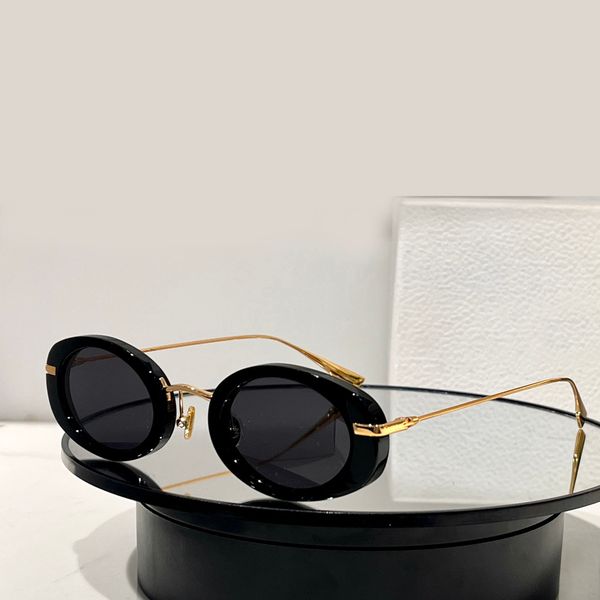 

gold black oval sunglasses for women fashion sunglasses summer shades uv400 eyewear vintage glasses sun shades with box, White;black