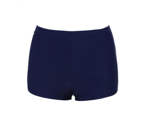 

women039s swimwear women swim shorts boyshort midwaist solid briefs bottoms sport bathing suit beach pants panties swimsuit1727659, White;black
