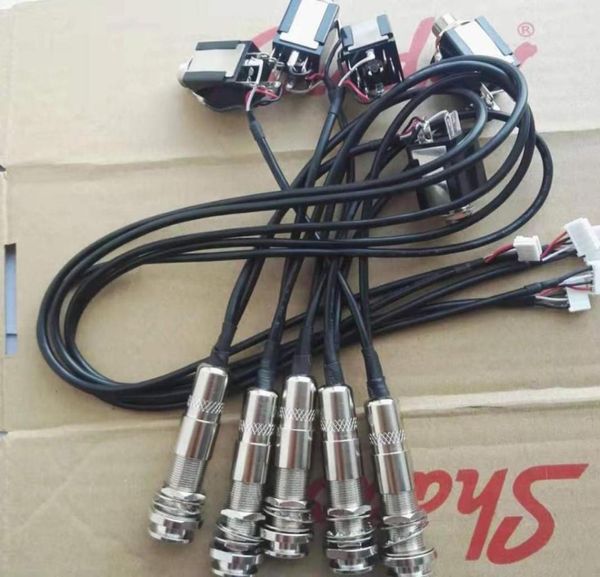 

sh 007 cr e output jack cable chrome finish shadow e2 pickup used cableline 65mm plugs47713168391248