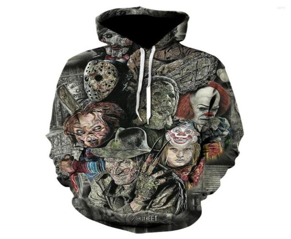 

men039s hoodies est horror movie chucky 3d hoodie printed fashion jackets sweatshirts autumn casual outerwear plus size 7143298, Black