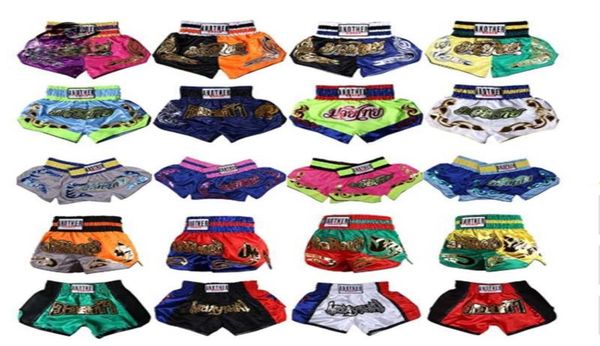 

kick boxing fight grappling trunks kids women men mma muay thai shorts boys girls bjj sanda training combat uniform boxer pants x09685152, White;black