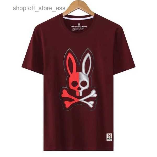 

mens women designers t shirt fashion men s casual psycho bunny shirts man clothing street designer shorts sleeve clothes tshirts m-3xl 2 syd, White;black