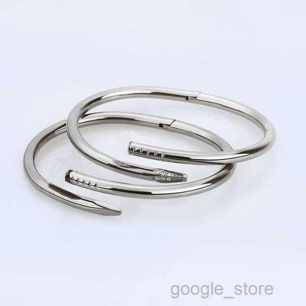 

love screw bracelet designer bracelets luxury jewelry women bangle fashion accessories steel alloy gold-plated never fade not allergic 9 col, Black