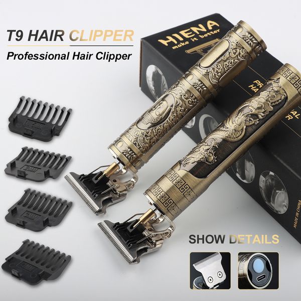 

hair trimmer vintage t9 hair cutting machine men's electric shaver rechargeable hair trimmer beard clipper barber hair cut 230814