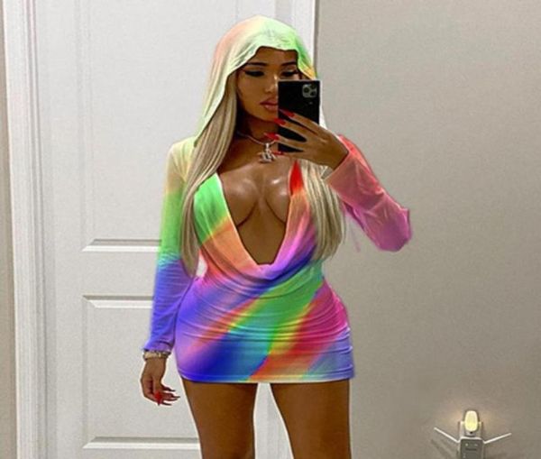 

women tie dye bikini cover up swimsuit bathing suit long sleeve tshirt summer beach mini dress coverup5764466, White;black