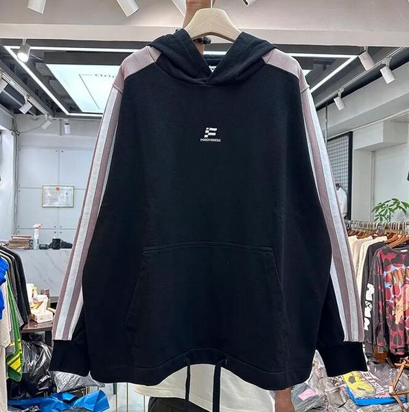 

real pics nice quality embroidery make old hoodie men's plus size hoodies, Black;brown