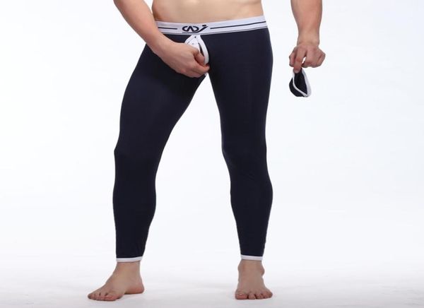 

mens long underwear long johns men open front thermal underpants backless gay tights pants termica winter thermo 2105155897092, Black;white