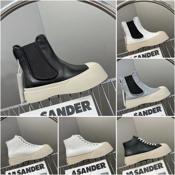 

pablo sneakers luxury designer women classic thick soled large toe mary jane shoes spring and autumn style fashion leather high shoes, Black