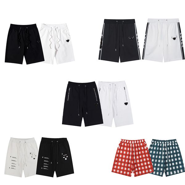 

designer men's and women's designer shorts black and white summer fashion streetwear quick-drying swimsuit printed board beach pan, White;black