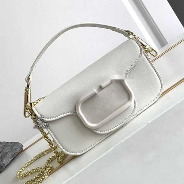 

designer bag beauty outdoor bag leather luxurys colorful buckle hardware chain small underarm shoulder crossbody women's loco bag 6w35