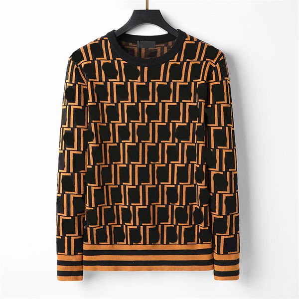 

fall women's and men's knitwear classic letters fashion high-end casual temperament knitwear comfortable and warm#32, Black