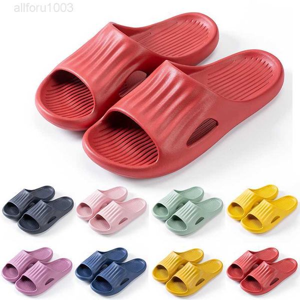 

non-brand slippers fashion shoes women mens red yellow green pink purple blue men slipper bathroom wading shoe 36-45542, Black
