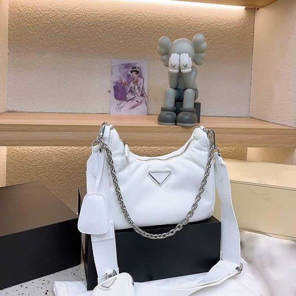 

pdbag women triangle luxury bag 3 in 1 hobo bag wallet white shoulder bags womens designer bag luxurys handbags trend leather crossbody bags