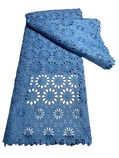 

cord lace fabric 5 yards cord lace african women wedding party formal dress milk silk textile fabric nigerian female evening apparel sewing, Black;white