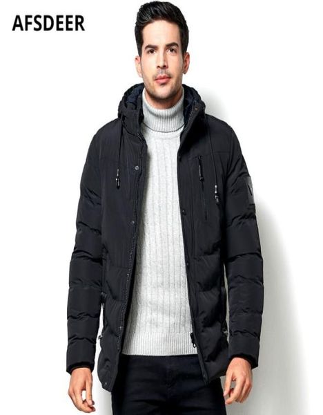 

2018 fashion mens winter jacket and coat thick fleece warm windproof outerwear casual hooded cotton padded men parka clothes 5xl6278464, Black