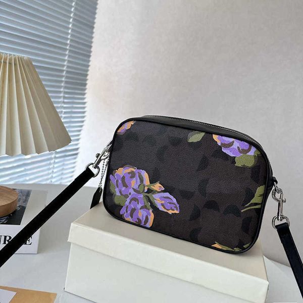 

snapscamera bags designer bag womens handbag chain shoulder bag luxury leather flower print girls cross body handbags wallet 230811