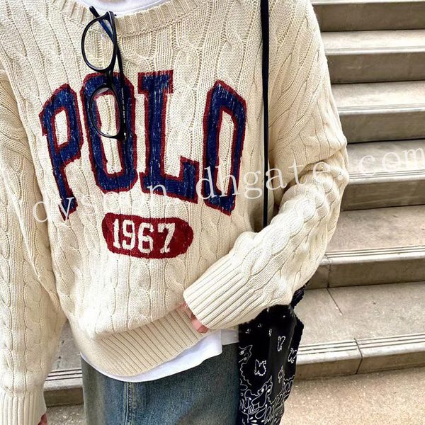 

women men round neck knitting sweater size sml polo 1977 with dust bag