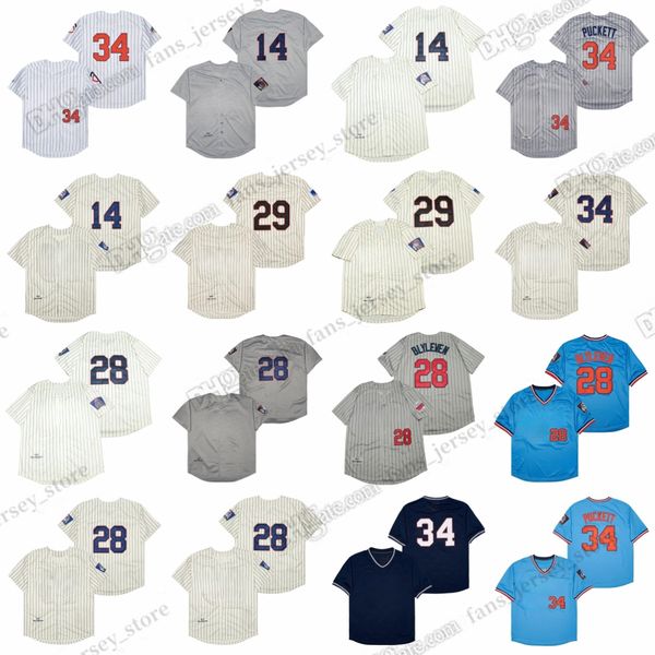 

1987 kirby puckett vintage mitchell and ness baseball jerseys 29 rod carew 3 harmon killebrew 28 bert blyleven 14 kent hrbek stitched jersey, Blue;black