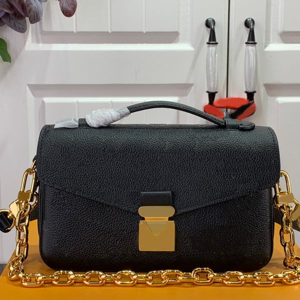 

metis bags fashion chains tote women genuine leather handbags luxury designer bag with box b469
