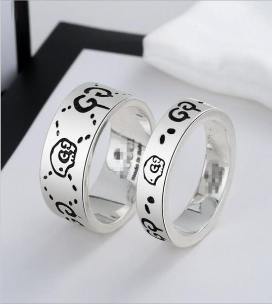 

retro skull imp student ring ancient family love fearless love closed lovers men and women alike3306622, Silver