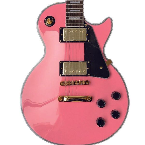 

guitar production plant custom made standard pink electric guitar