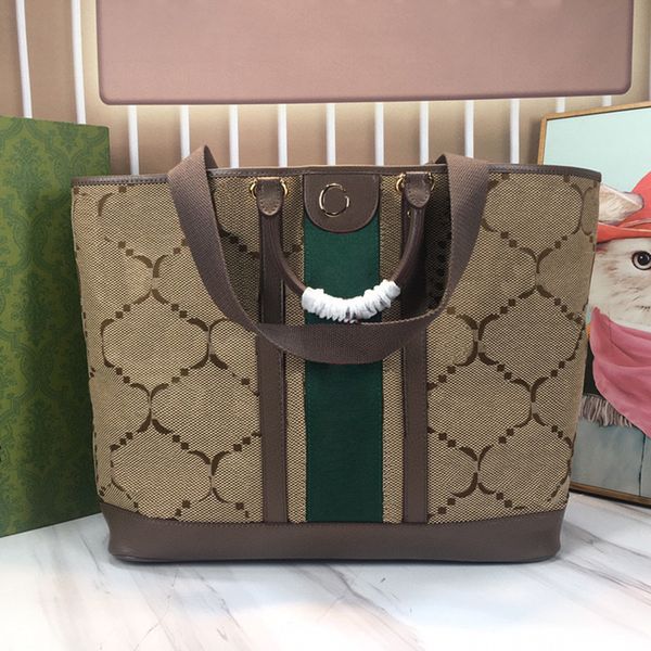 

luxury designer bag mens and womens large capacity portable tote bag classic woven commuter bag vintage style shopping bag 756660