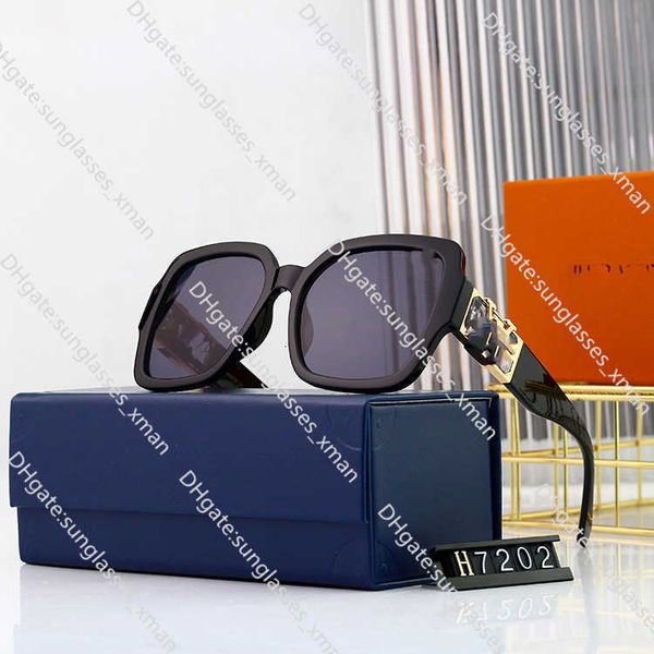 

fashion designer cool sunglasses 22 new sunglasses women ins box uv resistant glasses mesh red large frame67as, Black