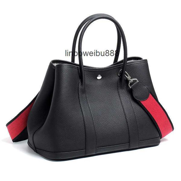 

designer herbags mas tote bags garden party cowhide large capacity womens bag with single shoulder and diagonal span garden handbag leather