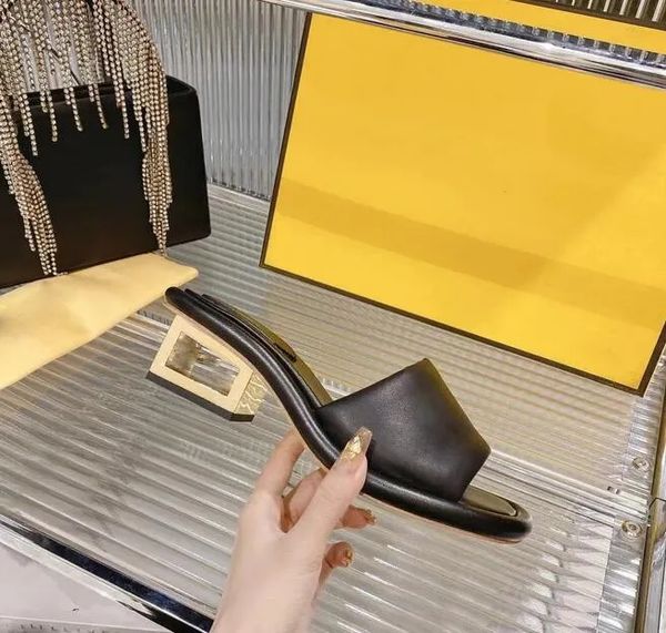 

famous brand women slippers baguette slides black white nappa leather pumps shoes buckled slides summer designer sandals slipper 35-42
