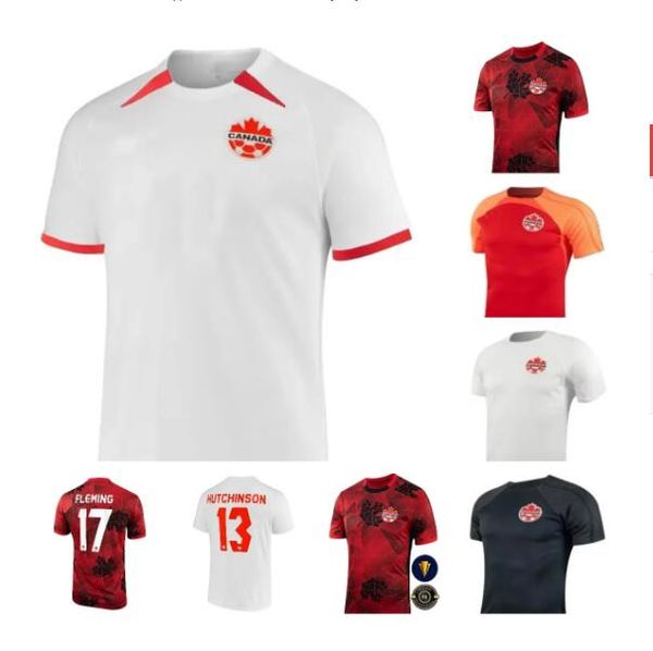 

2023 2024 canada soccer jerseys uniforms national team davies j.david 23 24 ugbo larin cavallini millar eustaquio 2024 football shirt t home, Black;yellow