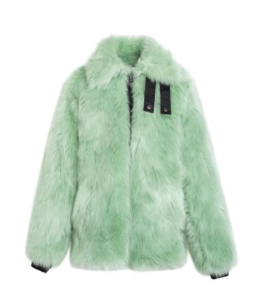 

new fashion luxury fur jacket men and women short winter warm jackets women039s fur size sxl6025813, Black