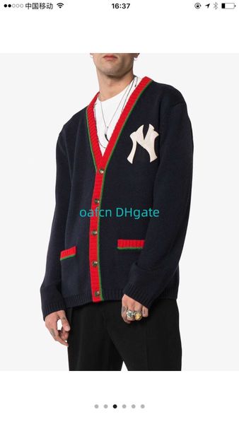 

9a men's designer autumn/winter knitted sweater long sleeve designer hoodie hip hop sweater electroplated 18k true gold jumper casual c, White;black