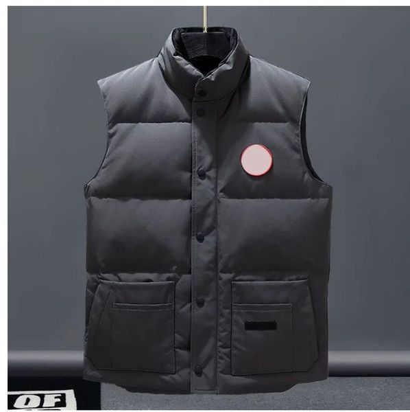 

mens vests coats designer men jacket from canadian goose waistcoat feather material loose coat winter jacket men and women outdoor coat y2, Black;white