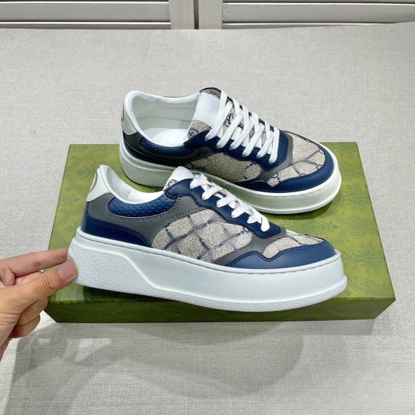 

new casual shoes designers sneakers men women platform loafers embroidery stripes retro sports trainers fashion luxurys, Black