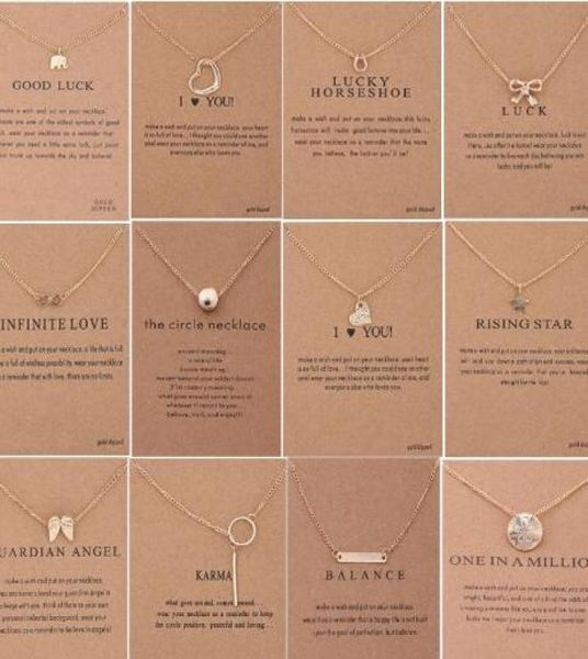 

dogeared choke necklace with card golden silver color good luck elephant pendant noble choker valentine christmas gift 60 pcs2735860