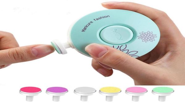 

retail newborn baby electric nail clippers nail files nails care kids trimmer accessory set new born infant hygiene kit33082971389565