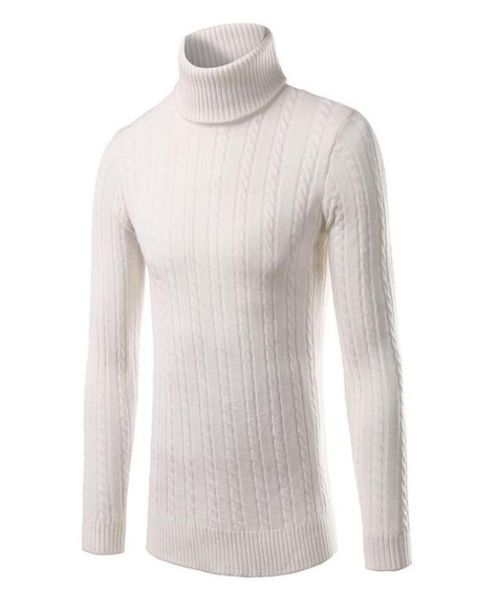 

solid sweaters men turtle neck pullover winter new japanese style long sleeve knitted sweaters new9299582, White;black